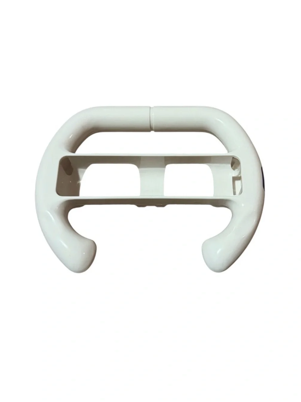 White Racing Wheel Accessory for Wii Remote